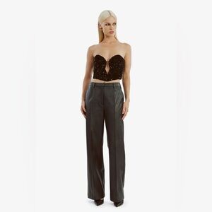 Bardot Sedona Vegan Leather Pant Womens US 6